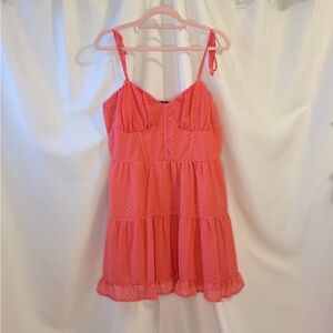 wild fable Coral Smocked Tank Dress